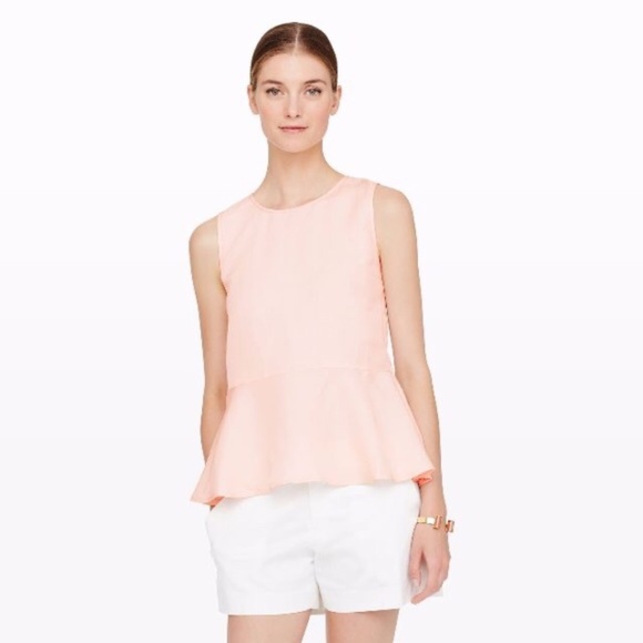 Club Monaco Seymour Peplum Top - Picture 1 of 7